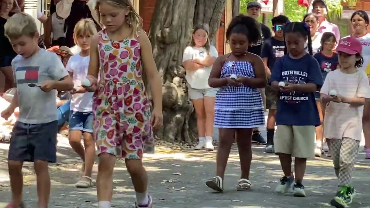 4th of July egg race Columbia ca