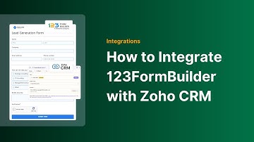 How to Integrate 123FormBuilder with Zoho CRM via Zapier (Step-by-Step Tutorial) | 123FormBuilder