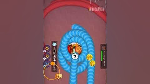 worms zone game level 8 | #shorts #short #gameplay #wormszoneio #android #androidgames