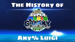 The History of Super Mario Galaxy ANY% Luigi - WR Progression