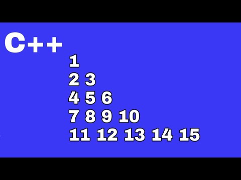 #2 C++ Drawing Number Patterns - YouTube