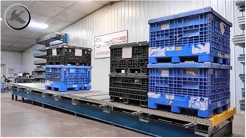 Safely Stacking Plastic Pallets Requires a Pallet Flow Test | Mallard Manufacturing