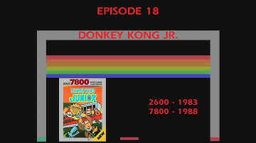 Donkey Kong Junior - Atari 2600 Vs Atari 7800