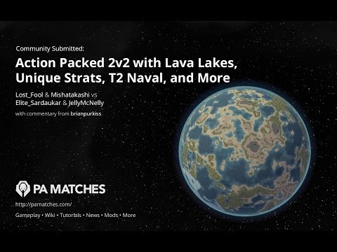 Action Packed 2v2 with Lava Lakes, Unique Strats, T2 Naval, and More