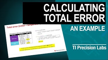 Estimating total error in RTD measurement systems