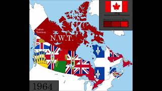 History of Canadian State (Provinces) and Territorial Flags: 1867-2023