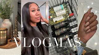 VLOGMAS | MORE DIY PROJECTS, NEW HAIR, NEW NAILS,  PREPPING TO DECORATE + MORE | BROOKE KENNEDY