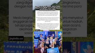 Anggaran lcc 4 pilar MPR fantastis! Tapi hadiah pemenang hanya 10juta?