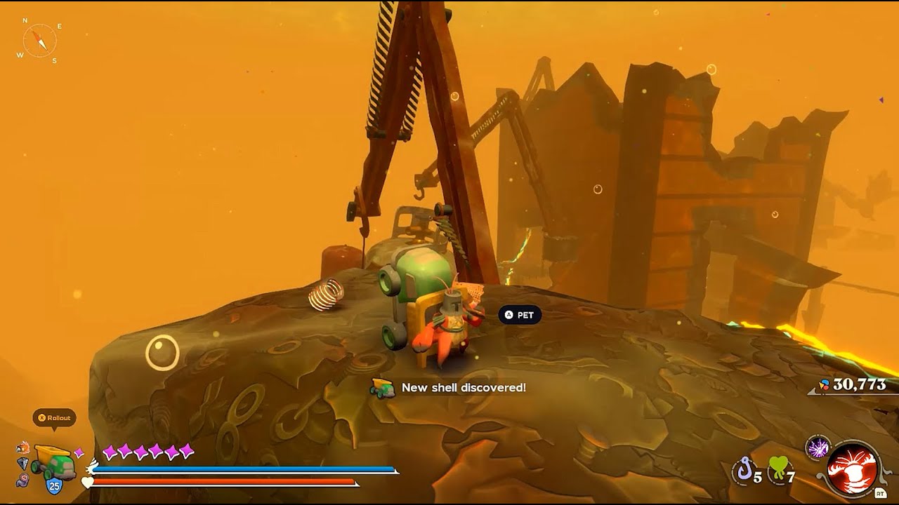 Another Crab's Treasure Secret Dumptruck Shell in Shellfish Corp
