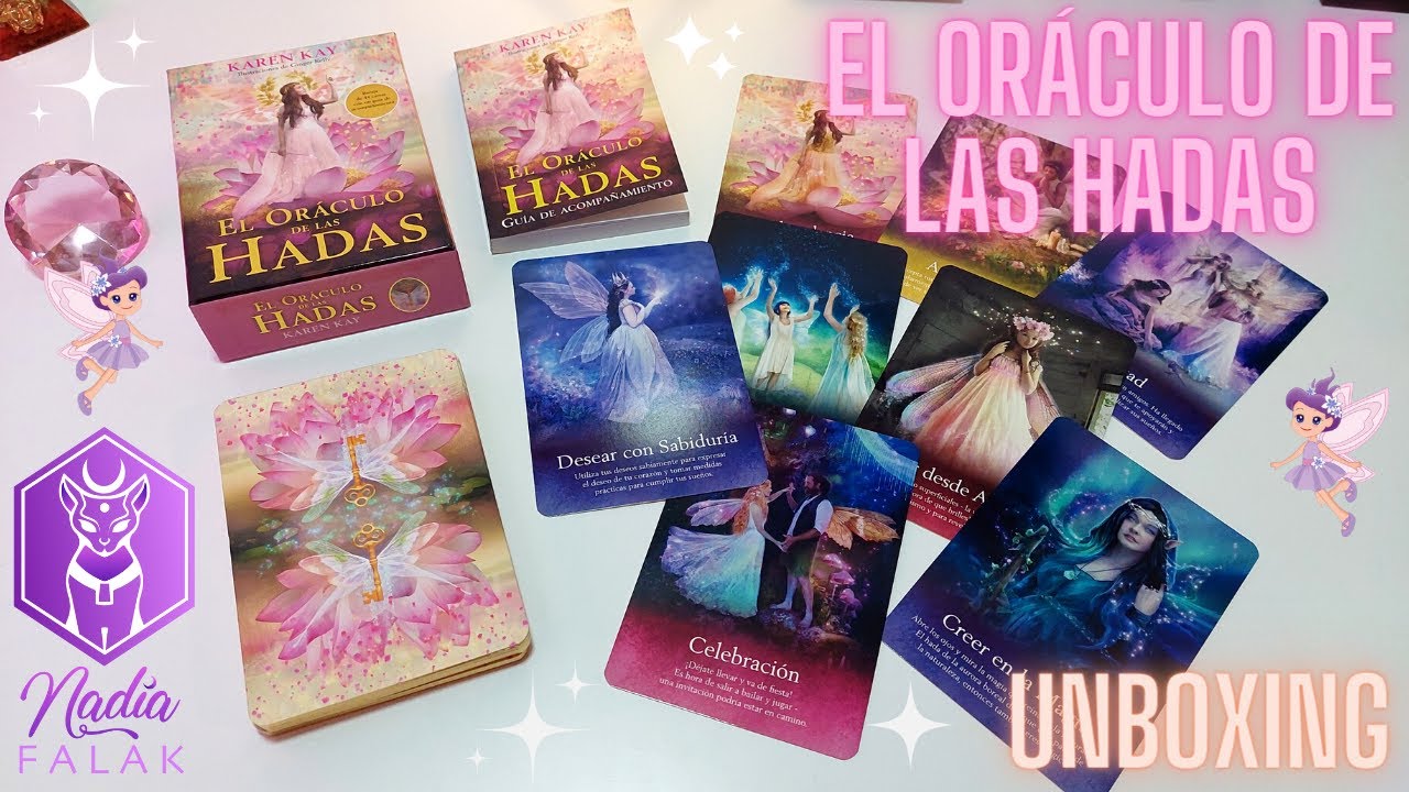 EL ORÁCULO DE LAS HADAS 🌺 Unboxing y Reseña en Español Nadia Falak ...
