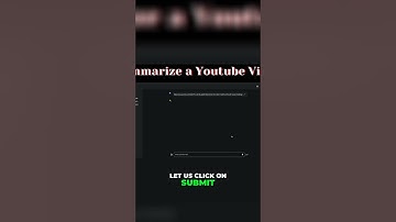 A Quick and Easy Way to Summarize Long YouTube Videos - Simple Step by Step Guide #ai #shorts #short