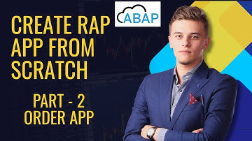 Create a RAP Application Step-by-Step | Order & Customer App (Part 2) | Beginner-friendly