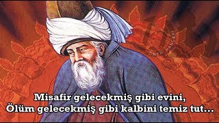 Mevlana Sözlerimisafir Gelecekmiş Gibi Evini Ölüm Gelecekmiş Gibi Kalbini Temiz Tut 