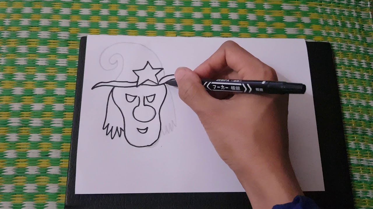 draw the witch - YouTube