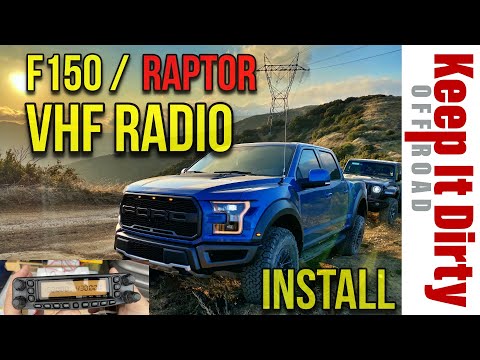 F150 Raptor VHF/HAM Radio install