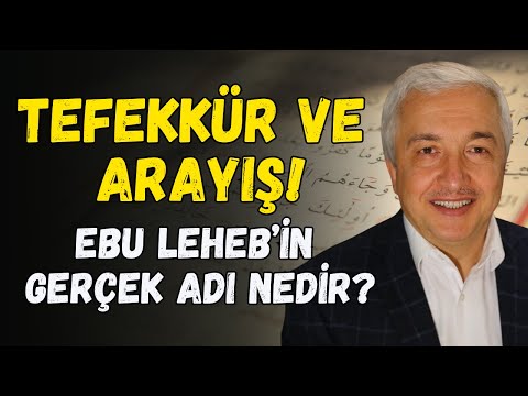 TEFEKKÜR BİR ARAYIŞTIR! - Tebbet Suresi Tefsiri | Mehmet Okuyan Okudun Mu? Bölüm 41 Kısım 1