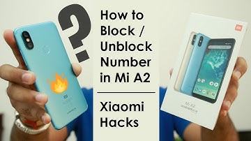 How to Block / Unblock Mobile Number in Xiaomi Redmi A2 | Create Blacklist in Xiaomi