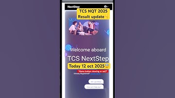 Tcs nqt 12 oct results updates #interview #tcs #tcsnqt #nqt #tcsnextstep #update#viral#job#jobspeak