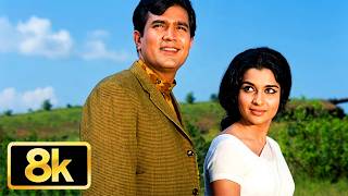 Ye Sham Mastani 8K Video Song Kishore Kumar Rajesh Khanna Asha Parekh Kati Patang