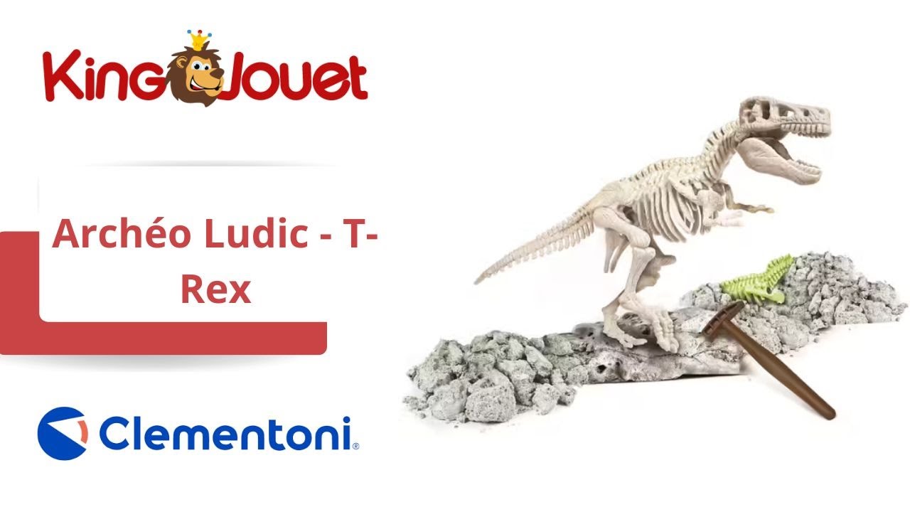 Archéo Ludic - T-rex Clementoni : King Jouet, Jeux scientifiques