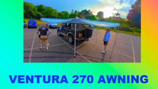 Career Overview Land Rover Defender. Camping , Ventura 270 Awning . Is It Easy ?
