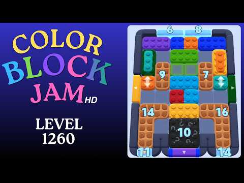 Color Block Jam Level 1260 Solution Walkthrough