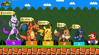 Mario Can Collect Every Pokémon Character in Super Mario Bros!