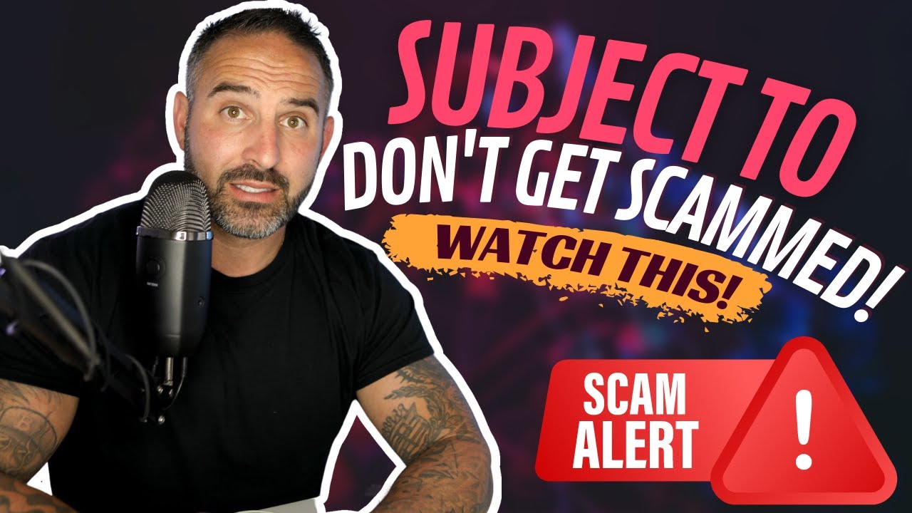 Is SUBJECT TO a SCAM!? Don't Get Ripped OFF! YouTube