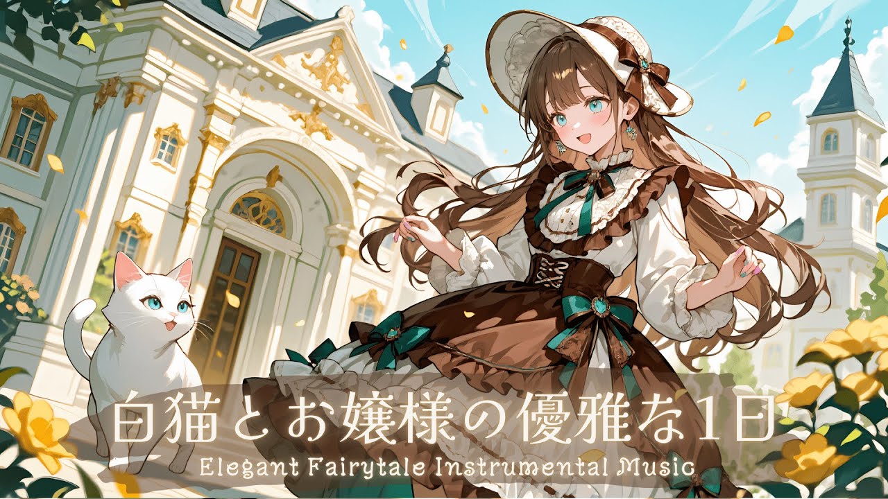 【作業用BGM】白猫とお嬢様の優雅な1日【クラシック風/お姫様/ワルツ/優雅】