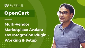 OpenCart Multi Vendor Avalara Tax Integration Plugin -  Working & Configuration