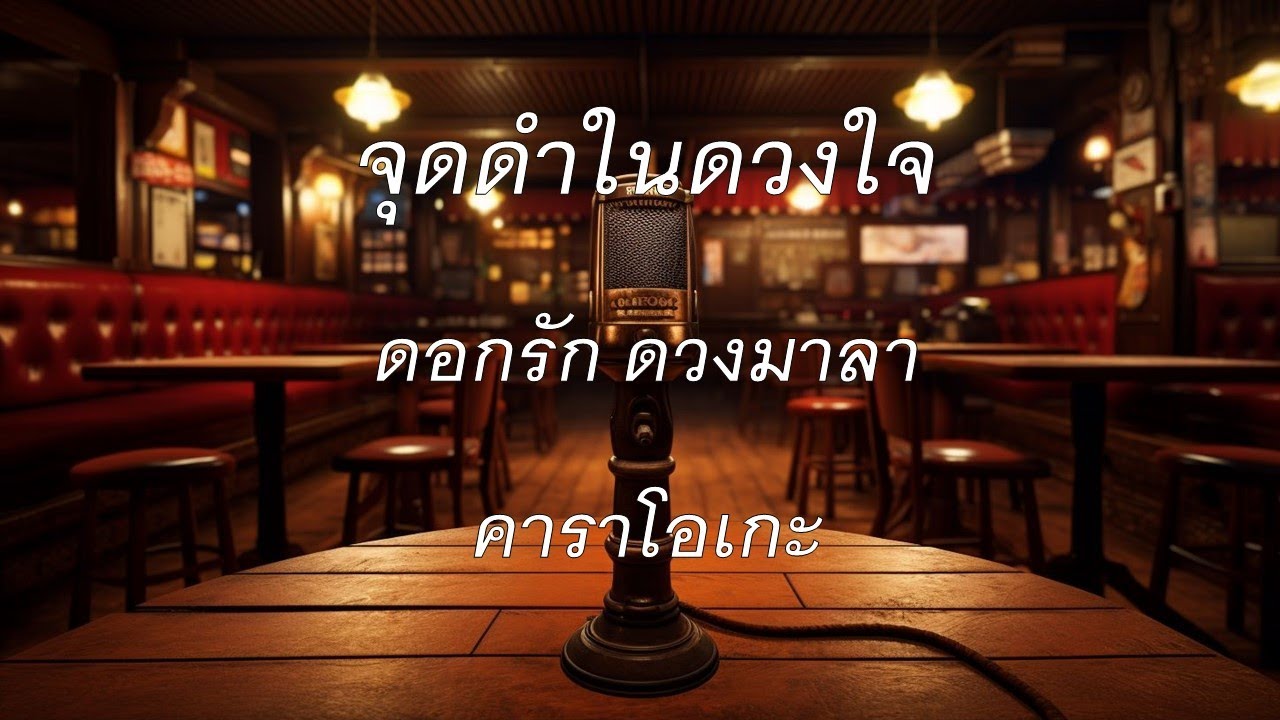 จุดดำในดวงใจ - ดอกรัก ดวงมาลา : คาราโอเกะ @karaoke_station2023