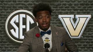 Mike Wright SEC Media Days 2022 Vanderbilt Commodores