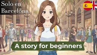 Beginner Spanish Story: Alone in Barcelona (A1-A2) | Comprehensible Input