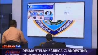 Desmantelan fábrica clandestina de bebidas alcohólicas