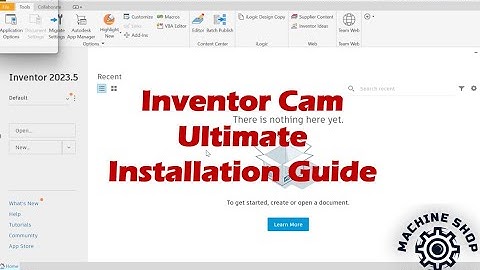 How to install Inventor CAM Ultimate