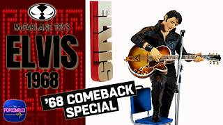 McFarlane Toys Elvis Presley 1968 Comeback Special Figure Unboxing