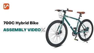 BBR-L2AB Assembly Video: Viribus 700C Hybrid Bike