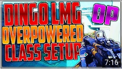 BLACK OPS 3(BEST CLASS SETUP!) INSANE DINGO CLASS!