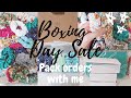 Boxing Day Sales | Come pack orders with me #smallbusiness #scrunchies