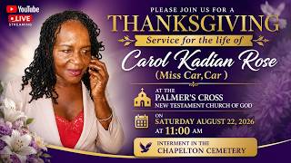 CAROL ROSE FUNERAL SERVICE LIVE