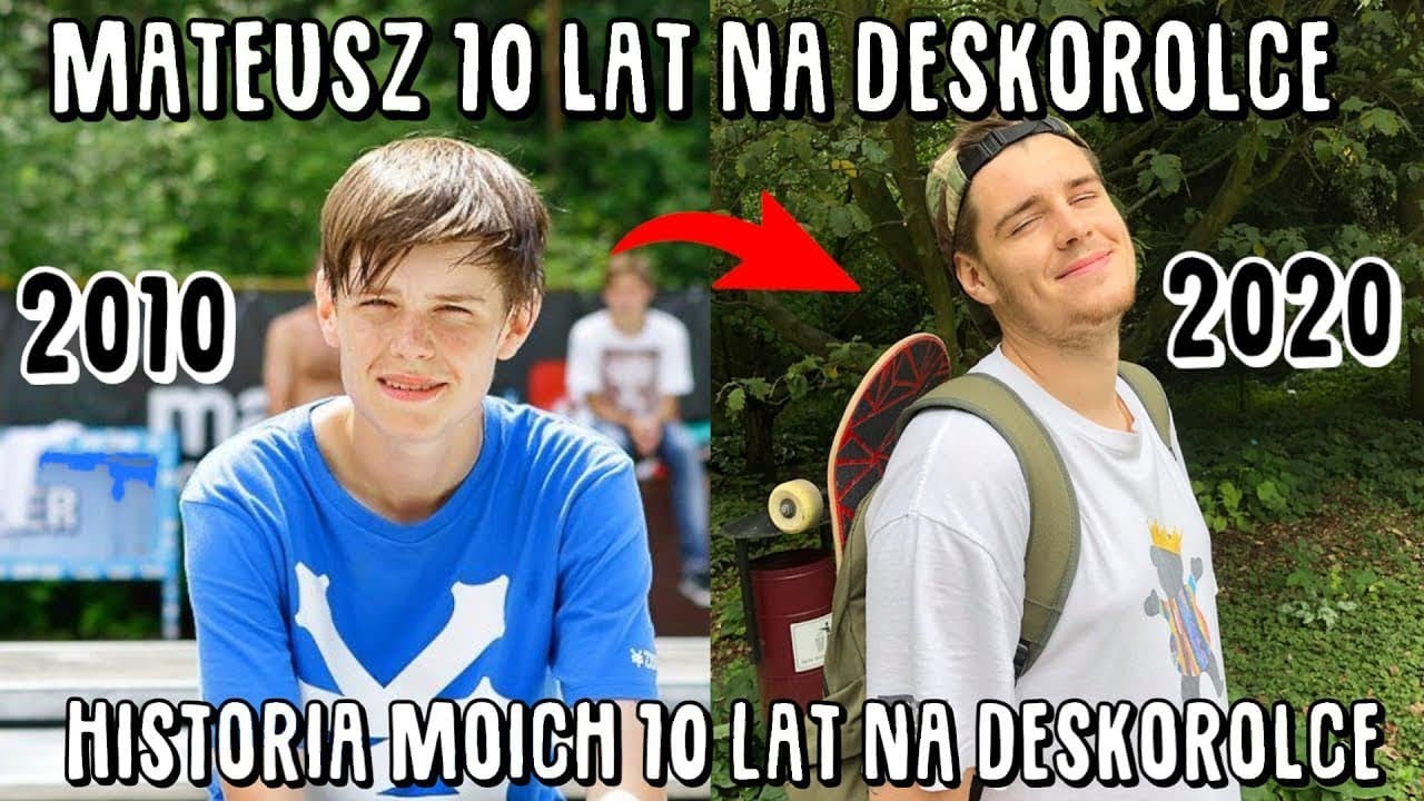 MOJE 10 LAT JAZDY NA DESKOROLCE