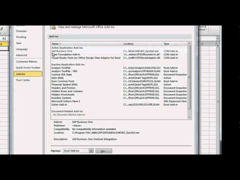 Excel 2010 VBA Tutorial 1: Setup VBA Environment from YouTube · Duration: 7 minutes 45 seconds Excel 2010 VBA Tutorial 1: Setup VBA Environment from YouTube · Duration: 7 minutes 45 seconds