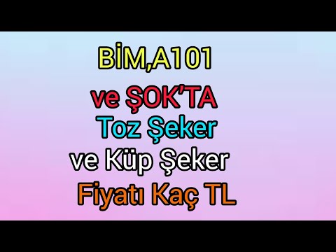 BİM, A101, ŞOK’TA Toz Şeker ve Küp Şeker Fiyatı Kaç TL