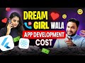Dream Girl Calling App Development Cost | Live Video & Text Chat App Development 2025