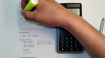 Probability, Pop Mean, Std Dev  & Variance on a Hypergeometric Prob. Dist. with a Sharp EL-531TG