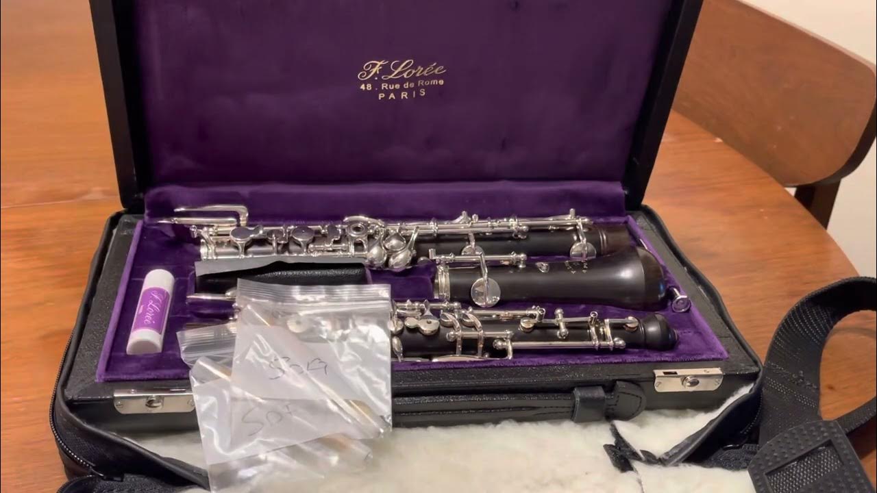F. Lorée cR+3 Regular Bore Royal Grenadilla Oboe Unboxing YouTube