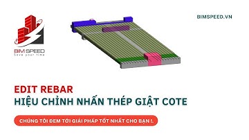 Edit Rebar | Nhấn thép Sàn, Dầm giật Cote