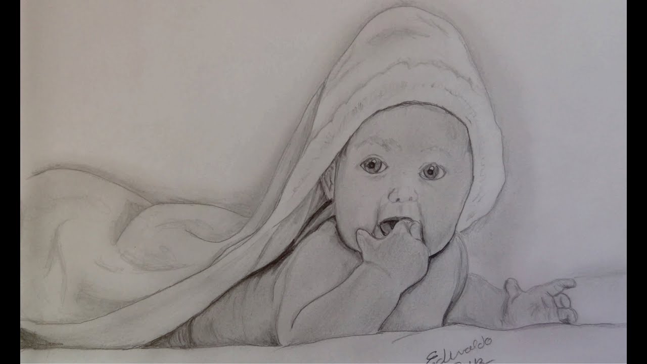 Como Desenhar Um Bebê Realista - RETOEDU