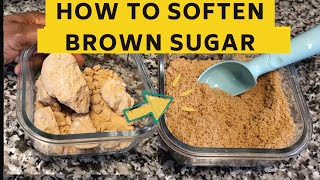 How to soften hard Brown Sugar