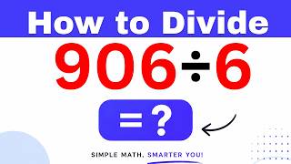906÷6  Divide 906 by 6 - Long division Method